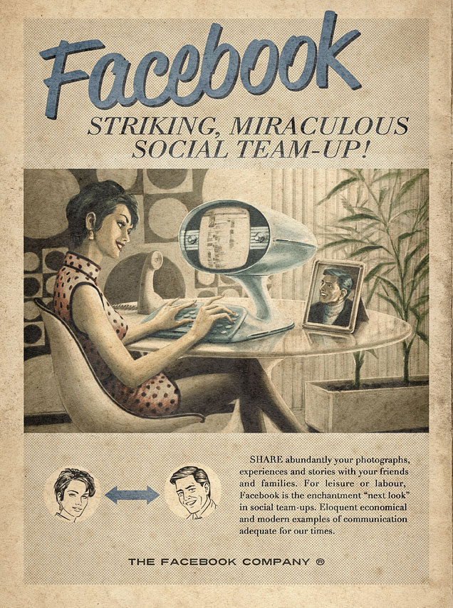 Facebook Vintage ad