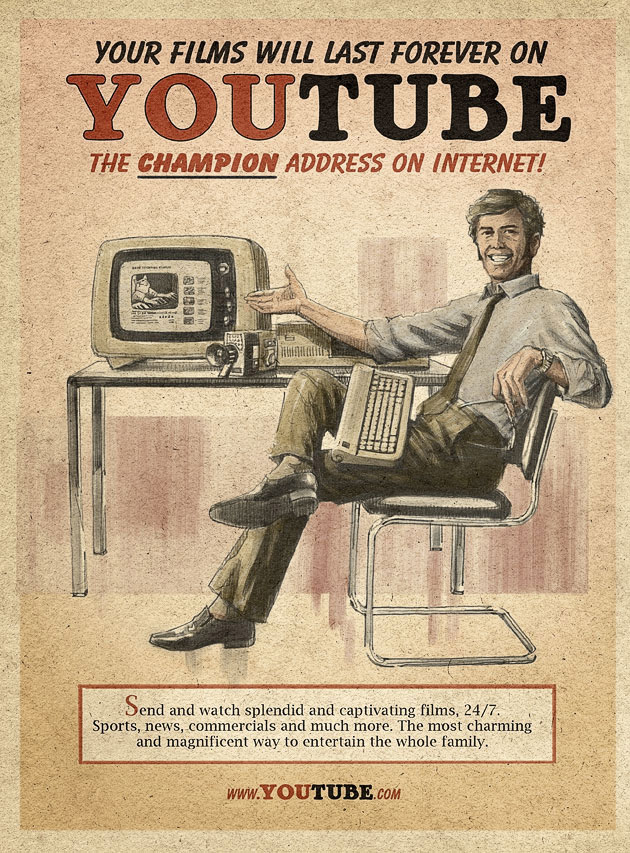 Youtube Vintage Ad